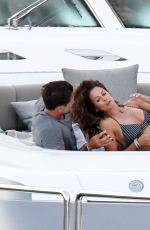 BROOKE BURKE in Bikini on a Yacht in Italy 06/24/2017
