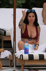 CAM LI in Bikini at a Pool in Miami 06/12/2017