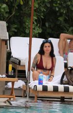 CAM LI in Bikini at a Pool in Miami 06/12/2017