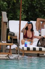 CAM LI in Bikini at a Pool in Miami 06/12/2017