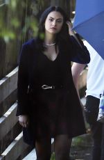CAMILA MENDES on the Set of Riverdale in Vancouver 06/22/2017