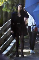 CAMILA MENDES on the Set of Riverdale in Vancouver 06/22/2017