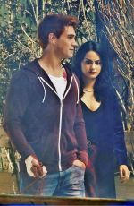 CAMILA MENDES on the Set of Riverdale in Vancouver 06/22/2017
