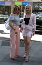 CANDACE CAMERON BURE with Her Daughter NATASHA BURE Leaves Today Show in New York 06/01/2017