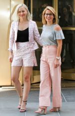 CANDACE CAMERON BURE with Her Daughter NATASHA BURE Leaves Today Show in New York 06/01/2017