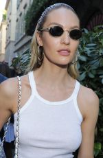 CANDICE SWANEPOEL at Versace Fashion Show in Milan 06/17/2017