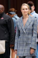 CANDICE SWANEPOEL on the Set of Photoshoot for Vogue in New York 06/03/2017