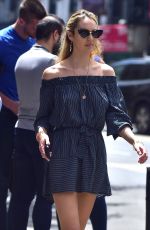 CANDICE SWANEPOEL Out and About in New York 06/01/2017