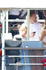 CAROLINE WOZNIACKI and David Lee Out for Lunch at Chalet Des Iles in Paris 06/01/2017
