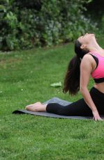 CASEY BATCHELOR at a Morning Workout at Yoga Retreat in Spain 06/24/2017