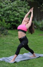CASEY BATCHELOR at a Morning Workout at Yoga Retreat in Spain 06/24/2017