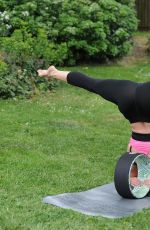 CASEY BATCHELOR at a Morning Workout at Yoga Retreat in Spain 06/24/2017