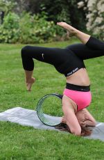 CASEY BATCHELOR at a Morning Workout at Yoga Retreat in Spain 06/24/2017