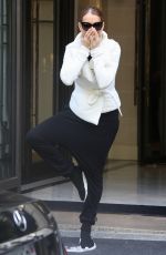 CELINE DION Leaves Her Hotel in Paris 06/23/2017