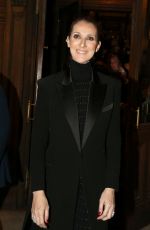 CELINE DION Leaves Opera Garnier in Paris 06/13/2017