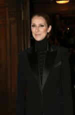 CELINE DION Leaves Opera Garnier in Paris 06/13/2017