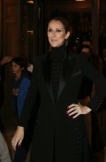 CELINE DION Leaves Opera Garnier in Paris 06/13/2017