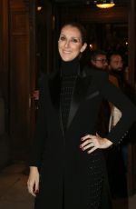 CELINE DION Leaves Opera Garnier in Paris 06/13/2017