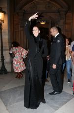 CELINE DION Leaves Opera Garnier in Paris 06/13/2017