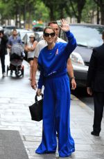 CELINE DION Out and About in Paris 06/27/2017