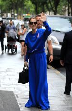 CELINE DION Out and About in Paris 06/27/2017