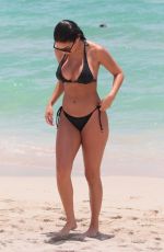 CHANTEL JEFFRIES in Bikini at a Beach in Miami 06/11/2017