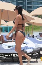 CHANTEL JEFFRIES in Bikini at a Beach in Miami 06/11/2017