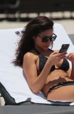 CHANTEL JEFFRIES in Bikini at a Beach in Miami 06/11/2017