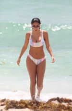 CHANTEL JEFFRIES in Bikini on the Beach in Miami 06/13/2017