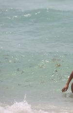 CHANTEL JEFFRIES in Bikini on the Beach in Miami 06/13/2017