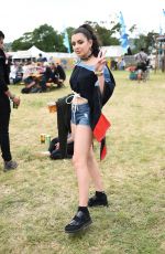 CHARLI XCX Out at Glastonbury Festival in Pilton 06/23/2017