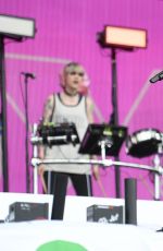 CHARLI XCX Performs at Glastonbury Festival 06/23/2017