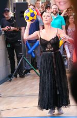 CHARLIZE THERON Arrives at Jimmy Kimmel Live in Hollywood 06/08/2017