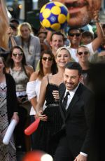 CHARLIZE THERON Arrives at Jimmy Kimmel Live in Hollywood 06/08/2017