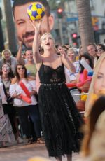 CHARLIZE THERON Arrives at Jimmy Kimmel Live in Hollywood 06/08/2017