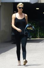 CHARLIZE THERON Out and About in Beverly Hills 06/22/2017