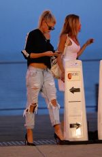CHARLOTTE MCKINNEY in Ripped Jeans Out in Malibu 06/23/2017