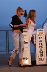 CHARLOTTE MCKINNEY in Ripped Jeans Out in Malibu 06/23/2017