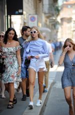 CHIARA and VALENTINA FERRAGNI Out Shopping in Milan 06/17/2017