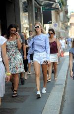 CHIARA and VALENTINA FERRAGNI Out Shopping in Milan 06/17/2017