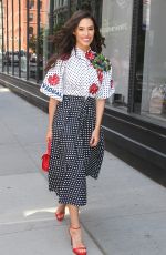 CHLOE BRIDGES Arrives at AOL Studios in New York 05/31/2017