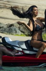 CHLOE KHAN in Bikini at a Beach in Barbados 06/01/2017