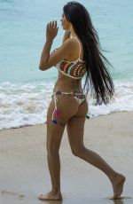CHLOE KHAN in Bikini at a Beach in Barbados 06/04/2017