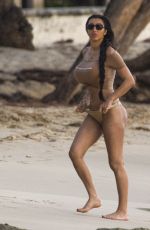 CHLOE KHAN on the Beach in Barbados 06/05/2017