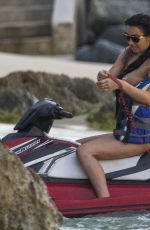 CHLOE KHAN on the Beach in Barbados 06/05/2017