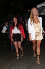 CHLOE MEADOWS and COURTNEY GREEN Leaves Pump Restaurant in West Hollywood 06/24/2017