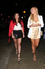 CHLOE MEADOWS and COURTNEY GREEN Leaves Pump Restaurant in West Hollywood 06/24/2017