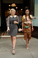 CHLOE MORETZ and SASHA LANE Leaves Greenwich Hotel in New York 06/05/2017