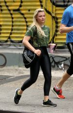CHLOE MORETZ Leaves a Gym in New York 06/23/2017