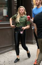CHLOE MORETZ Leaves a Gym in New York 06/23/2017